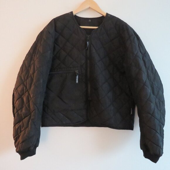 TOURMASTER Cortech Black Quilted Thinsulate Motorcycle Jacket - Men's Size L - Picture 2 of 14